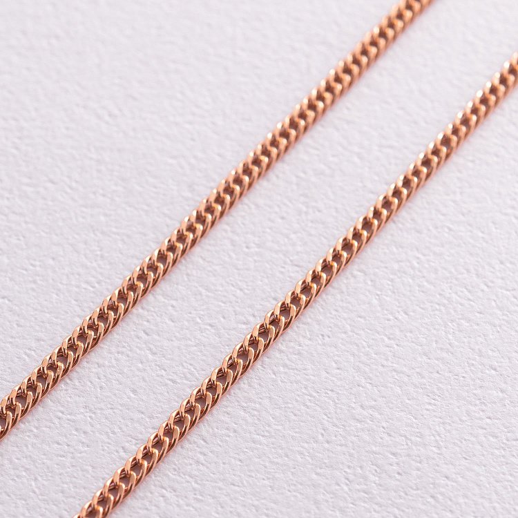 Золотий ланцюжок (панцирне плетіння 2.5 мм) ц00039-2.5 від ювелірного магазину Онікс - 2