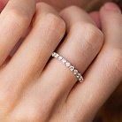 Золотое кольцо с дорожкой камней (бриллианты) кб0439cha от ювелирного магазина Оникс - 4