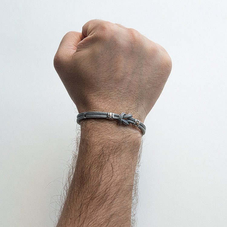 Шовковий браслет "Морський вузол" ZANCAN EXB475MR-GR від ювелірного магазину Онікс - 1
