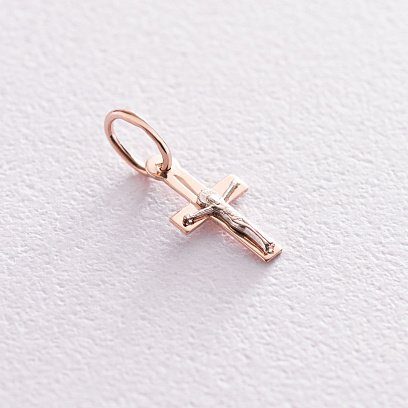 Дитячий золотий хрестик "Розп'яття. Спаси і Збережи" 2818600