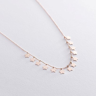Золоте кольє "Зірки" кол01260