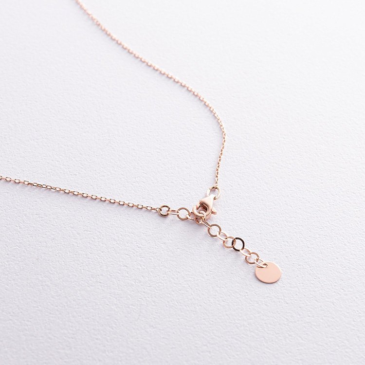 Кольє "Конюшина" в червоному золоті кол02436 від ювелірного магазину Онікс - 6