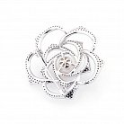Срібна брошка "Квітка" 16108 от ювелирного магазина Оникс - 1