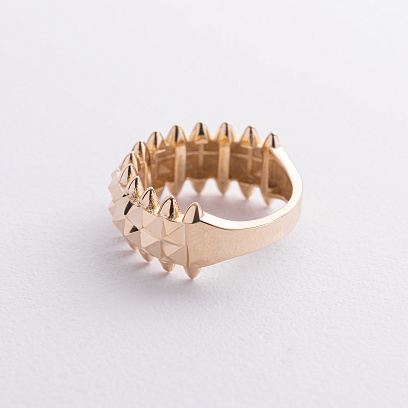 Кольцо "Pauline" в желтом золоте к08338 №3