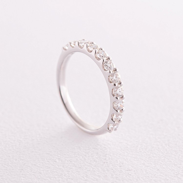 Золотое кольцо с дорожкой камней (бриллианты) кб0440cha от ювелирного магазина Оникс