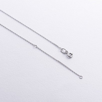 Кольє з діамантами (біле золото) 739491121 №5