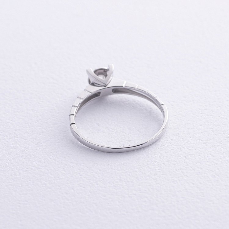 Заручальна золота каблучка з діамантом кб0516cha від ювелірного магазину Онікс - 5