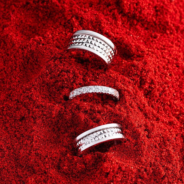 Срібна каблучка з доріжкою каміння (фіаніти) 8150 від ювелірного магазину Онікс - 10