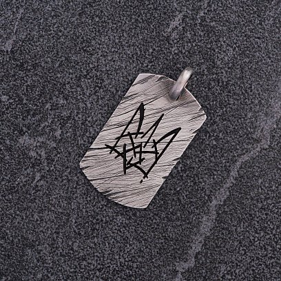 Серебряный жетон "Герб Украины - Тризуб" (маленький) 133349-Т №9