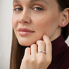 Золотое кольцо с бриллиантами кб0590ri от ювелирного магазина Оникс - 1