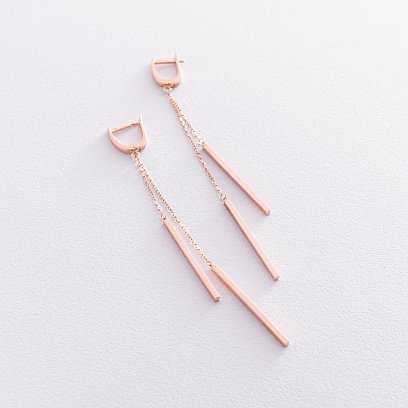 Золотые серьги "Шейла" с07391