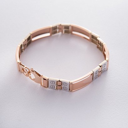 Чоловічий золотий браслет б04228