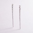 Золоті сережки - пусети з діамантами с407ar от ювелирного магазина Оникс - 7
