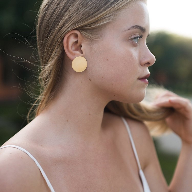 Сережки "Великі комети" в жовтому золоті с06324 від ювелірного магазину Онікс - 8