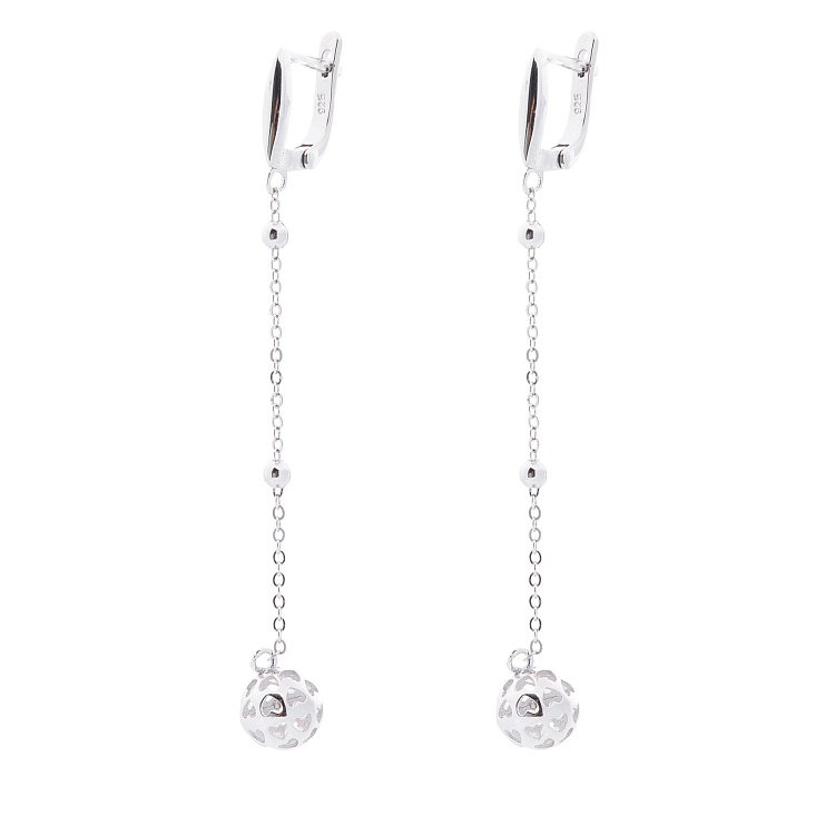 Срібні сережки 122240 від ювелірного магазину Онікс