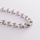 Чоловічий срібний браслет (гарібальді) 0.7 см р0217511 от ювелирного магазина Оникс - 2