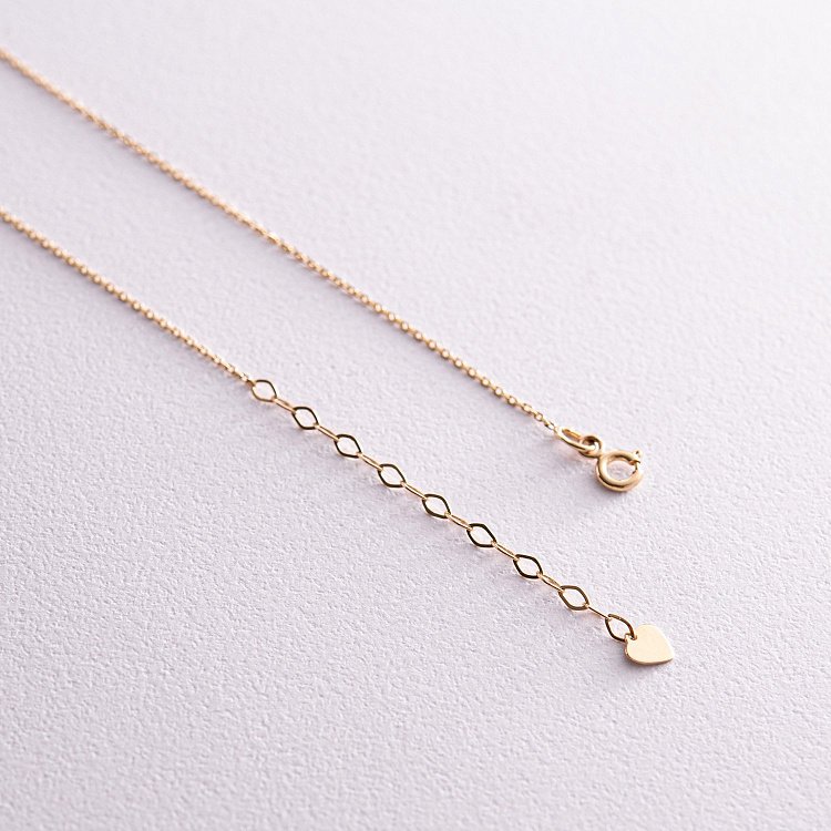 Подвійне кольє - краватка "Монетки" у жовтому золоті кол02285 від ювелірного магазину Онікс - 5