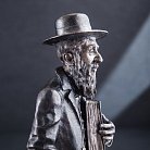 Серебряная фигура ручной работы "Еврей с Торой" сер00045е от ювелирного магазина Оникс - 2