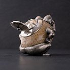 Серебряная фигура "Лягушка" ручной работы 23141 от ювелирного магазина Оникс - 3
