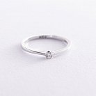 Помолвочное кольцо в белом золоте (бриллиант) кб0349ca от ювелирного магазина Оникс - 2