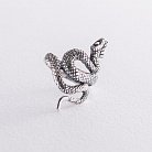 Серебряное кольцо "Змея" 112601 от ювелирного магазина Оникс - 2