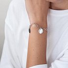 Срібний браслет "Ланцюжок з монетами" (можливе гравіювання) 141591 от ювелирного магазина Оникс - 1