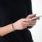 Женский браслет с фианитами б00928 от ювелирного магазина Оникс - 4