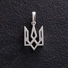 Підвіска "Герб України - Тризуб" у сріблі 133151 от ювелирного магазина Оникс - 8