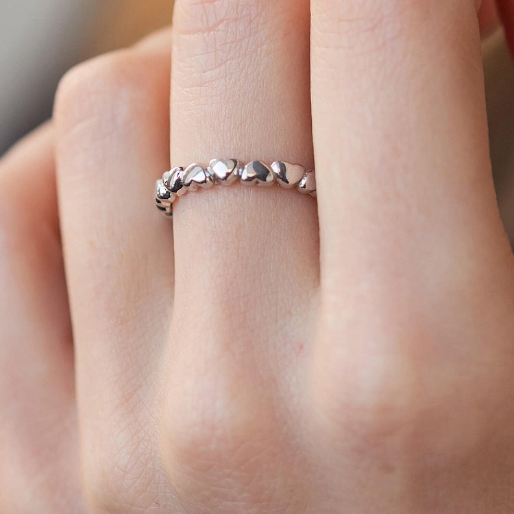 Золотое кольцо "Сердца" к05352 от ювелирного магазина Оникс - 15