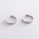 Сережки - кільця в сріблі (2.0 см) 122948 от ювелирного магазина Оникс