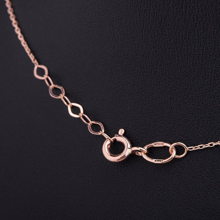 Золоте кольє з фіанітами кол00732 від ювелірного магазину Онікс - 2