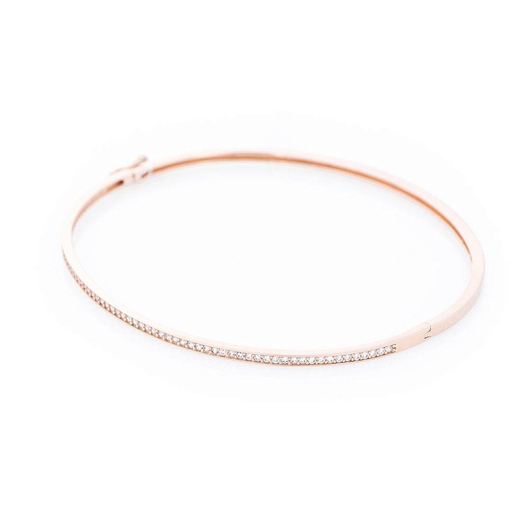 Золотой браслет с фианитами б02667 от ювелирного магазина Оникс