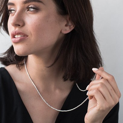 Золотая шариковая цепочка ц00360 №4