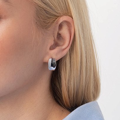 Серебряные серьги "Адель" 4936 №5