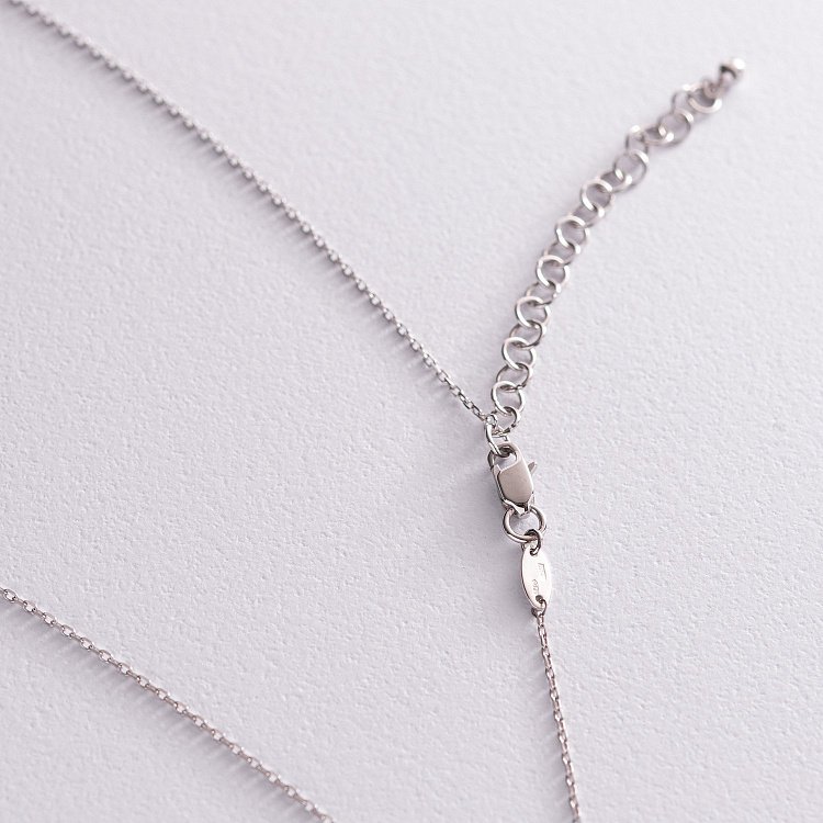 Колье "Шарики" в белом золоте кол01946 от ювелирного магазина Оникс - 2