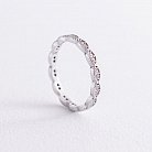 Серебряное кольцо с фианитами 3891 от ювелирного магазина Оникс - 3