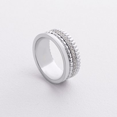 Кольцо "Sharon" с фианитами (белое золото) к08247 №3