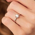 Помолвочное золотое кольцо с бриллиантами кб0417ai от ювелирного магазина Оникс - 3
