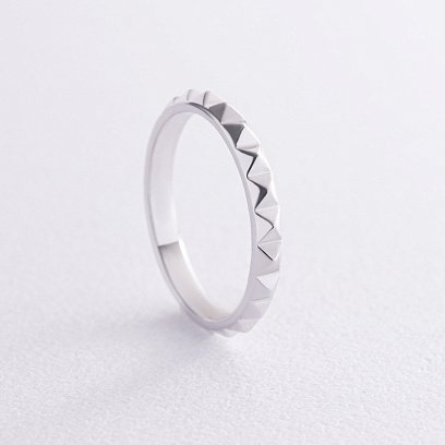 Кольцо "Mona" в белом золоте к07433