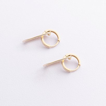 Сережки "Roxana" у жовтому золоті с09205 №3