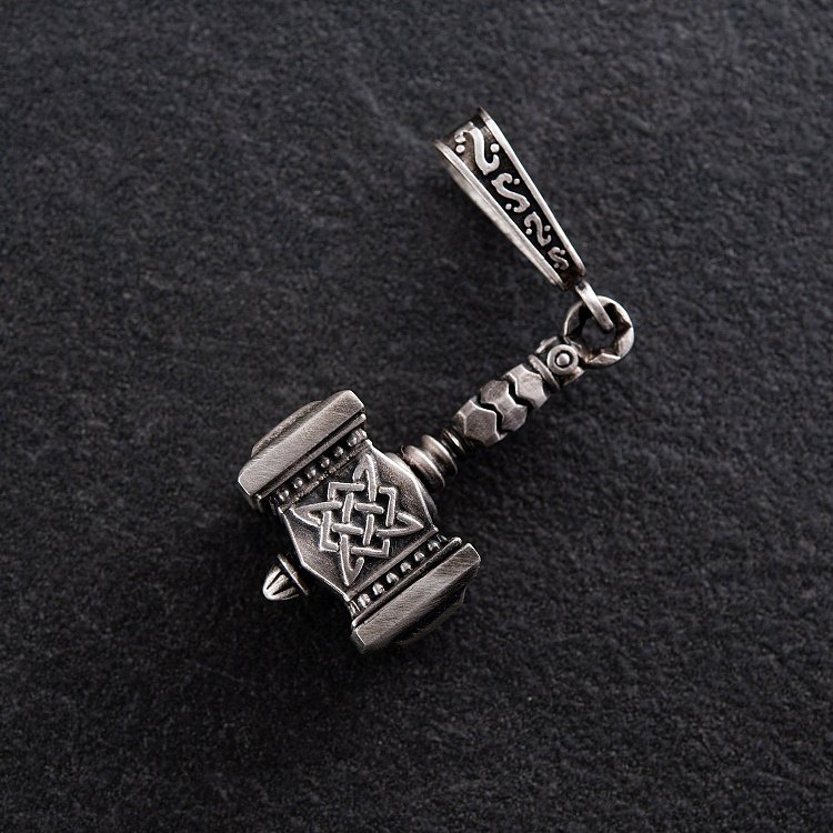 Срібний кулон "Молот Сварога" 218 від ювелірного магазину Онікс - 17