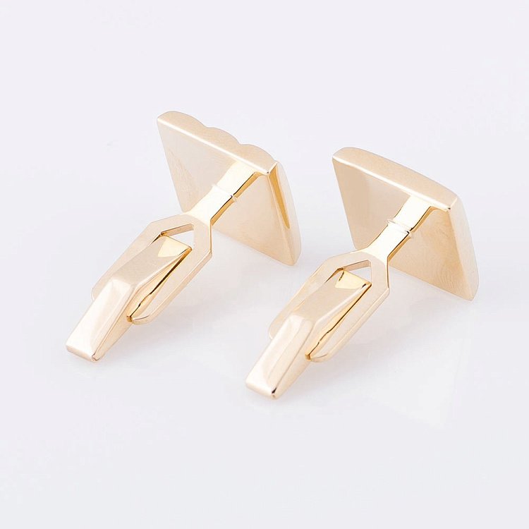 Чоловічі запонки з жовтого золота зап00064 від ювелірного магазину Онікс - 2