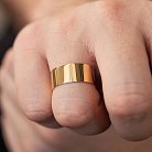Золотое обручальное кольцо (возможна гравировка) обр00357ш10 от ювелирного магазина Оникс - 8