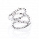 Золотое кольцо с бриллиантами км0285 от ювелирного магазина Оникс - 2