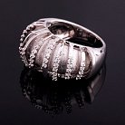Серебряное кольцо с камнями 11767 от ювелирного магазина Оникс - 7