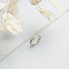 Золотое женское кольцо с фианитами к02952 от ювелирного магазина Оникс - 2