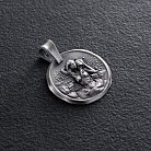 Срібний кулон "Знак зодіаку Водолій" 133221водолій от ювелирного магазина Оникс - 7