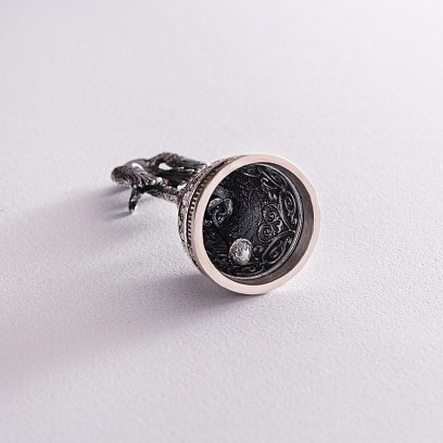 Серебряный колокольчик "Ангел" 23486 №3