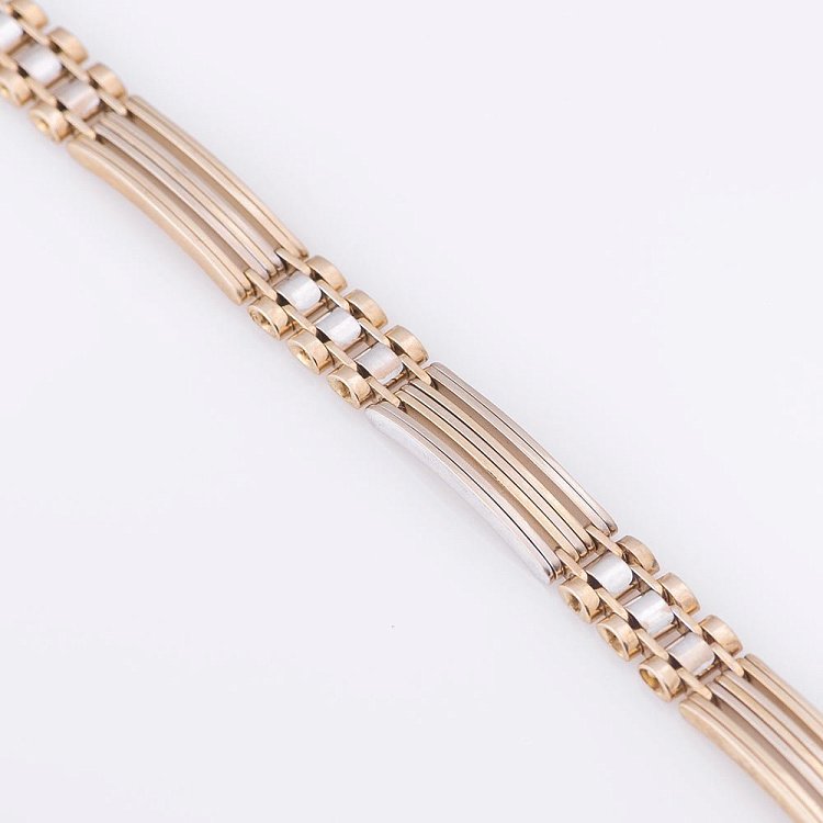 Золотой мужской браслет б00219 от ювелирного магазина Оникс - 2