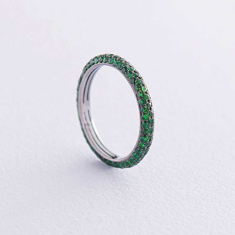 Золота каблучка (демантоїд) кб0243sth від ювелірного магазину Онікс - 2